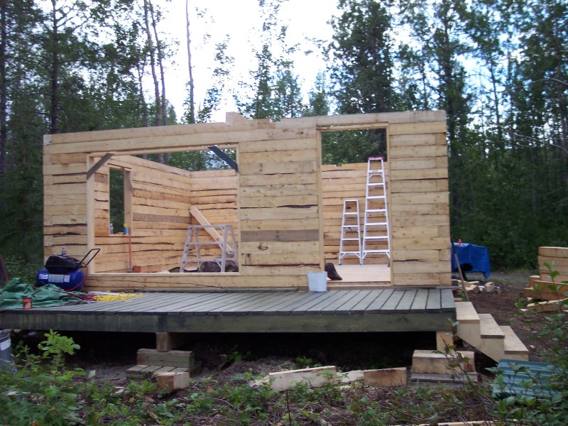 Cabin building pictures - Small Cabin Forum (1)