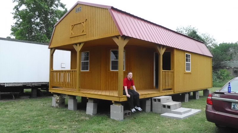 Derksen Side Lofted Barn Cabin Interior View | Joy Studio Design 