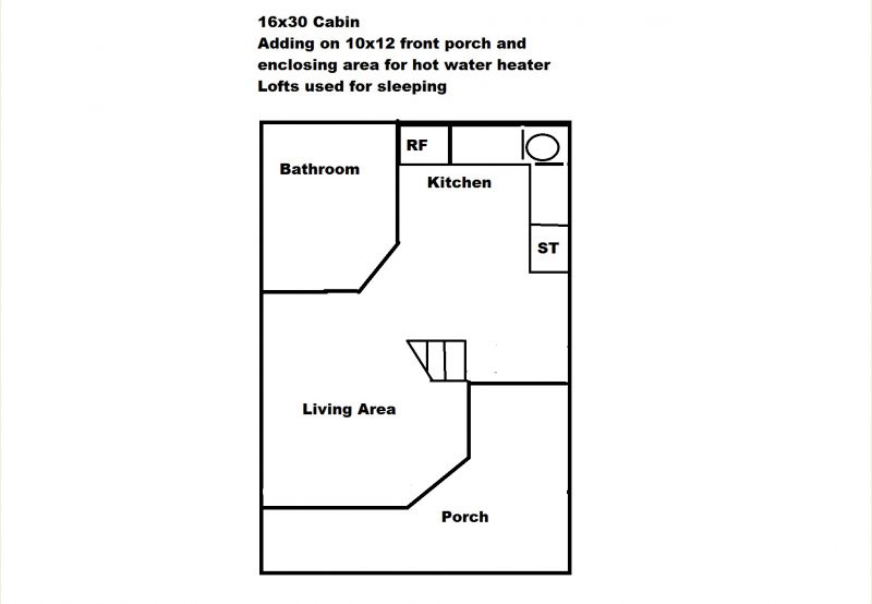 Deluxe Lofted Barn Cabin Floor Plans