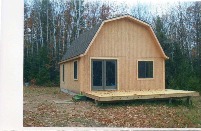 Gambrel Roof Trusses Small Cabin Forum 1