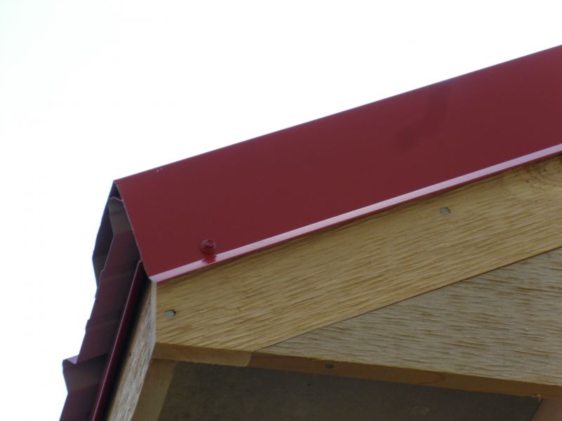 How to finish facia on a metal roof - Small Cabin Forum