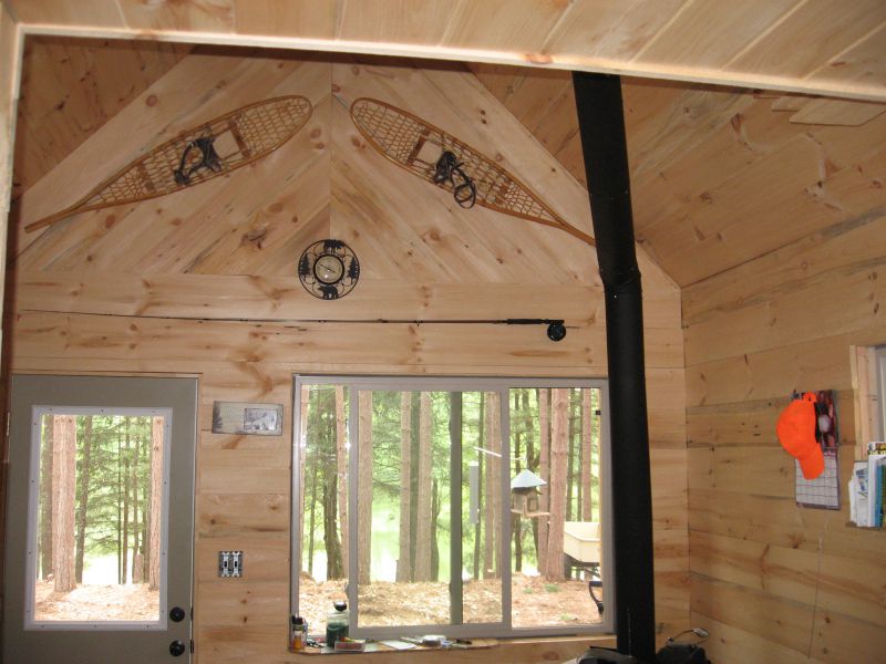 Pine Board Interior Small Cabin Forum