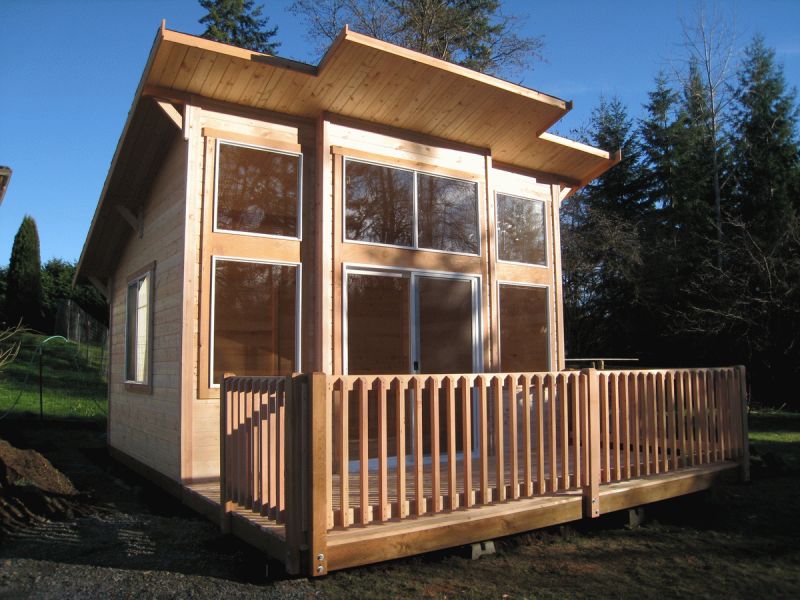 Small Shed Roof Cabin Plans