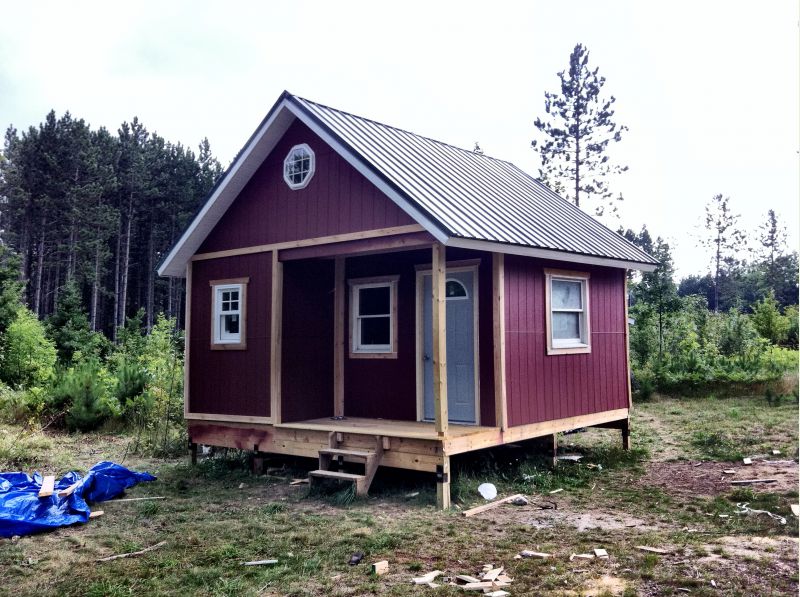 another 12x16 with loft norther michigan elk country