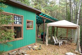 Small Cabin Outdoor Living Image