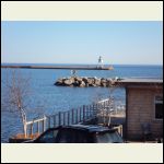 A View of Lake Superior from the School