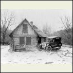 old log cabin