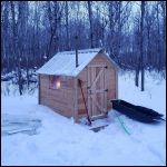 Winter cabin