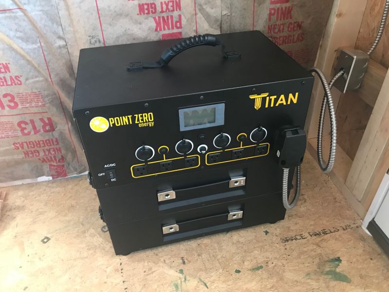 Titan shop solar generator