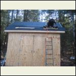 Front side shingles