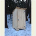 Finished (or nearly) Outhouse Finished (or nearly) Outhouse
