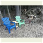 New Table and Wood Rack for Lookout Spot