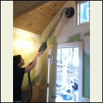 Sanding drywall/mud