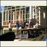 Walls going up Walls going up