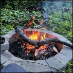 Another wet fire