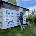 Tyvek going on