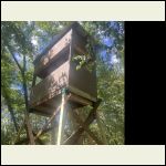 Elevated hunting blind
