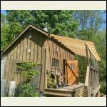 Porch roof coming together