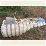 Filling back in with soil