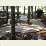 My recycled deck board walk