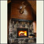 fireplace finished during construction fireplace finished during construction