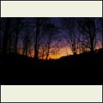 Autumn sunset from the porch Autumn sunset from the porch