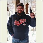 Brandon with his great great grandfather's .38