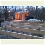 Shop floor looking tward chicken coop