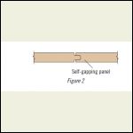 self gapping OSB T&G panel joints