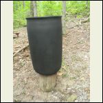 Rain barrel is now opaque