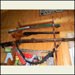 Old kit Hawken rifle