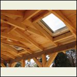 rafters with skylight