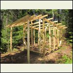 Storage shed build