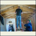 attaching flat rafter