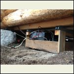 Battery Drawer slid under cabin