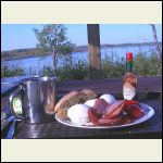 pond view from breakfast