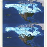 Snow March 2011 .vs. 2012 Snow March 2011 .vs. 2012