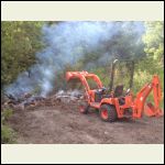 Great help for burn piles!