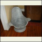 Galvanized "sitting tub". Galvanized "sitting tub".