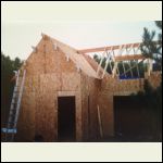 OSB being put on OSB being put on