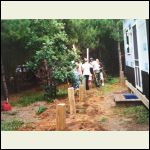 Setting posts for wrap around porch Setting posts for wrap around porch