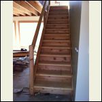 Rough Sawn Cedar for trim and rise