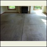 sealing floor with matte finish