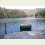 dock with smaller swim raft