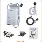 EccoTemp L5 (1.1GPM) and a 12vDC Flojet pump, and screen $175