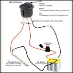 "LIGHTED" Rocker switch wiring diagram. Must be grounded for the light to work. "LIGHTED" Rocker switch wiring diagram. Must be grounded for the light to work.