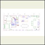 Floorplan with plumbing marked