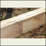 Laminated center beam