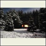 cabin, first snow, nov 6, 2009. cabin, first snow, nov 6, 2009.