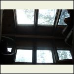 inside view looking up inside view looking up